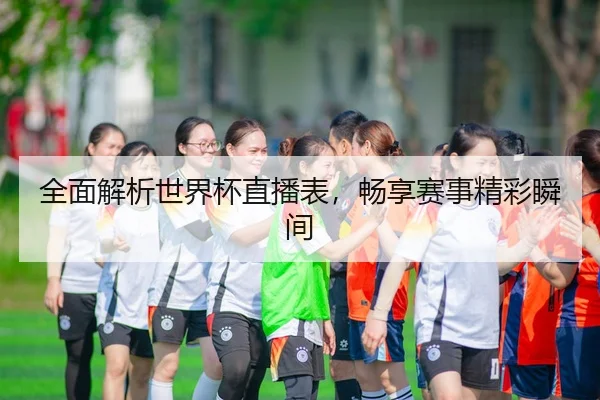 全面解析世界杯直播表，畅享赛事精彩瞬间